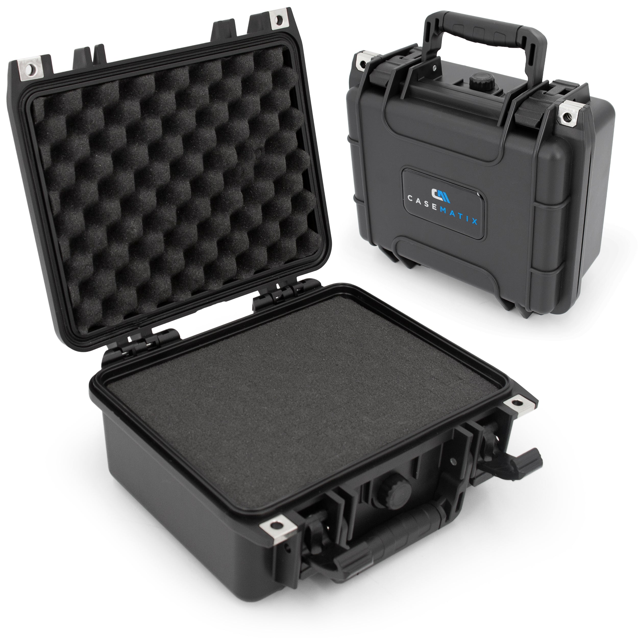 CASEMATIX Graded Coin Case - Waterproof Storage Box for PCGS & NGC Coin Slabs (Fits 40+ Models) with Customizable Foam Insert | Perfect for Coin Collectors, Dealers & Secure Transportation