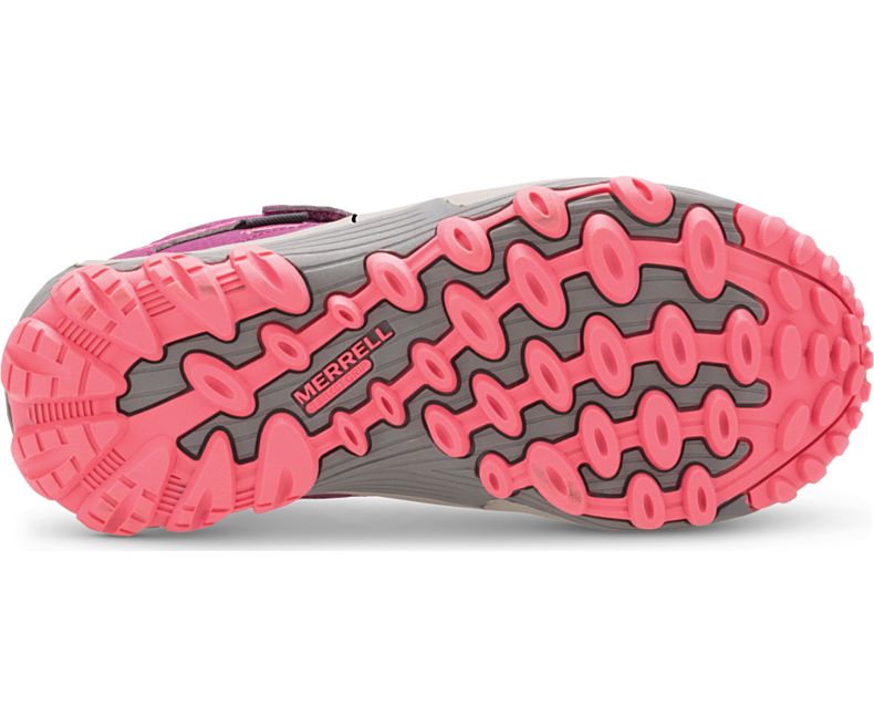 Merrell Berry/Coral Mid Access Chameleon Hiking Shoes - Waterproof Trail Running & Outdoor Adventure Footwear for Women | Perfect for Hiking, Camping & Mountain Climbing