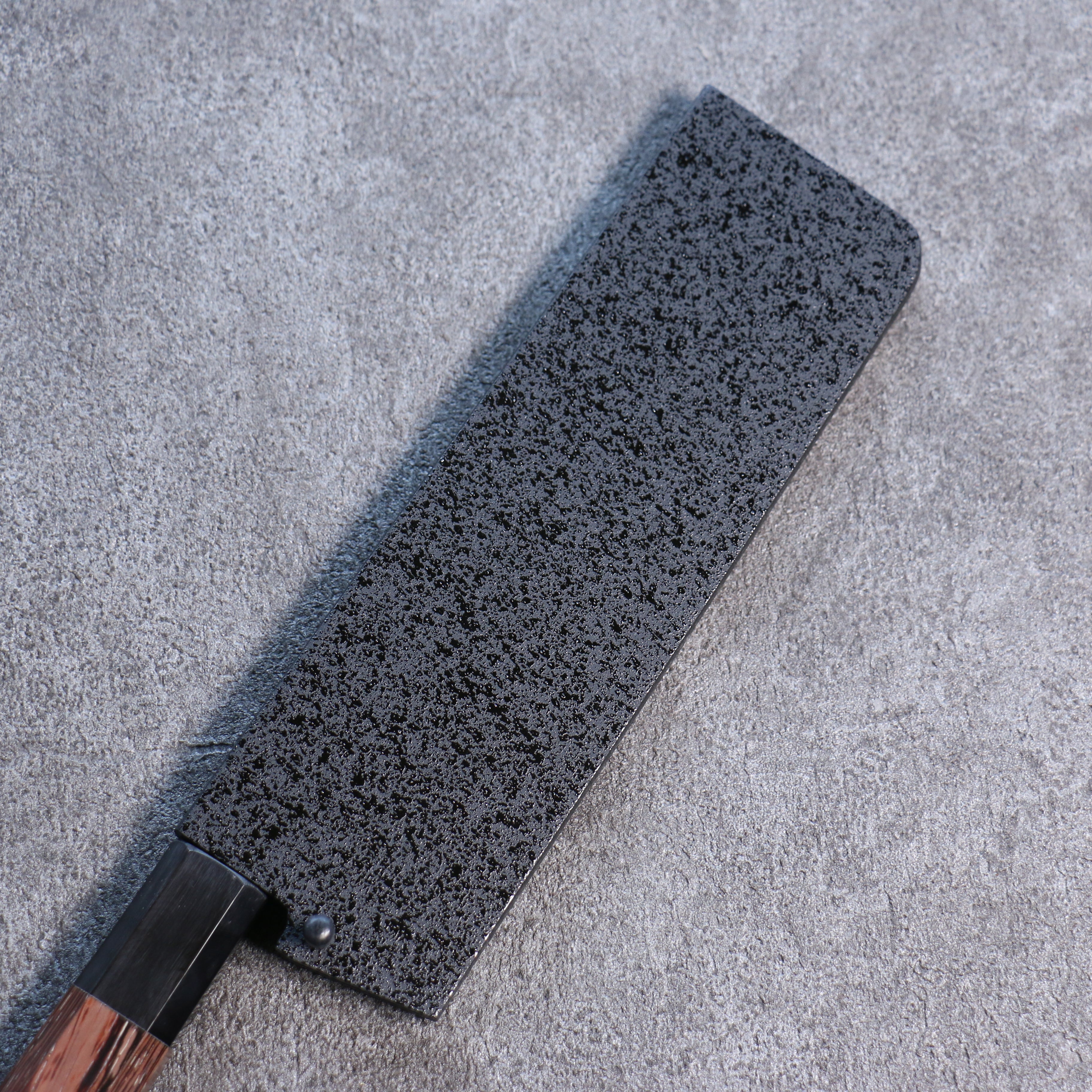Premium Kuroshime Magnolia Sheath for 180mm Nakiri Knife - Handcrafted Plywood Pin Kaneko Design - Perfect for Japanese Kitchen, Chef Gifts & Knife Storage