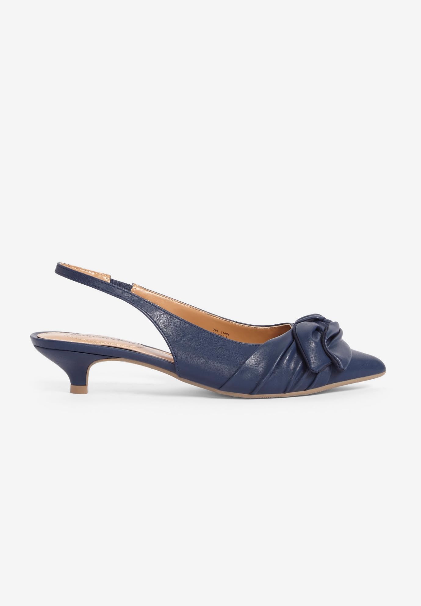 Comfortview Women's Wide Width The Tia Slingback - Comfortable Casual Shoes for Work, Walking & Everyday Wear