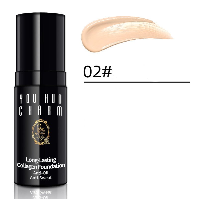 CHARM Collagen Liquid Foundation - Hydrating & Anti-Aging Makeup with SPF Protection | Perfect for Daily Wear & Special Occasions