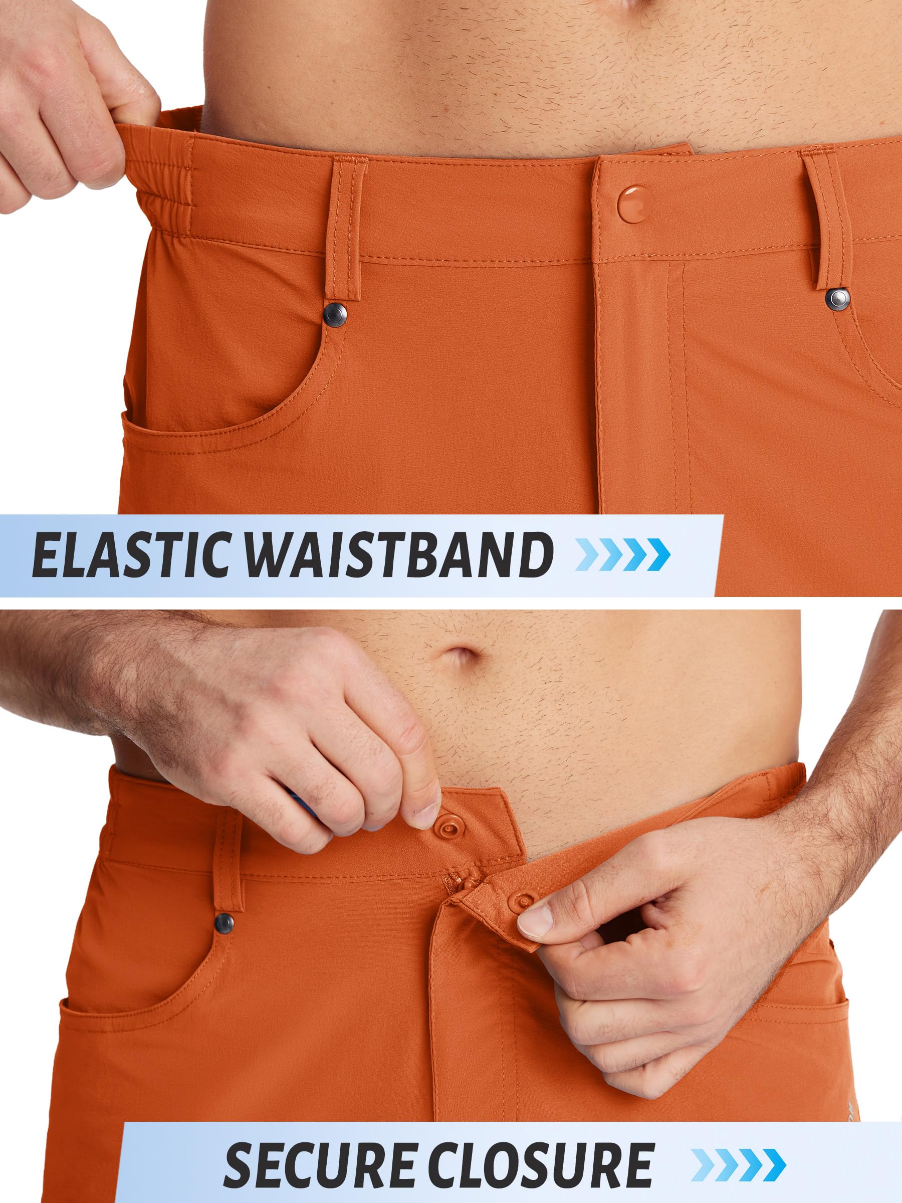 TACVASEN Men's Cycling Shorts - Mountain Bike Shorts for Men, Quick Dry, Breathable with Zip Pockets - Perfect for Outdoor Biking, Hiking & Gym Workouts