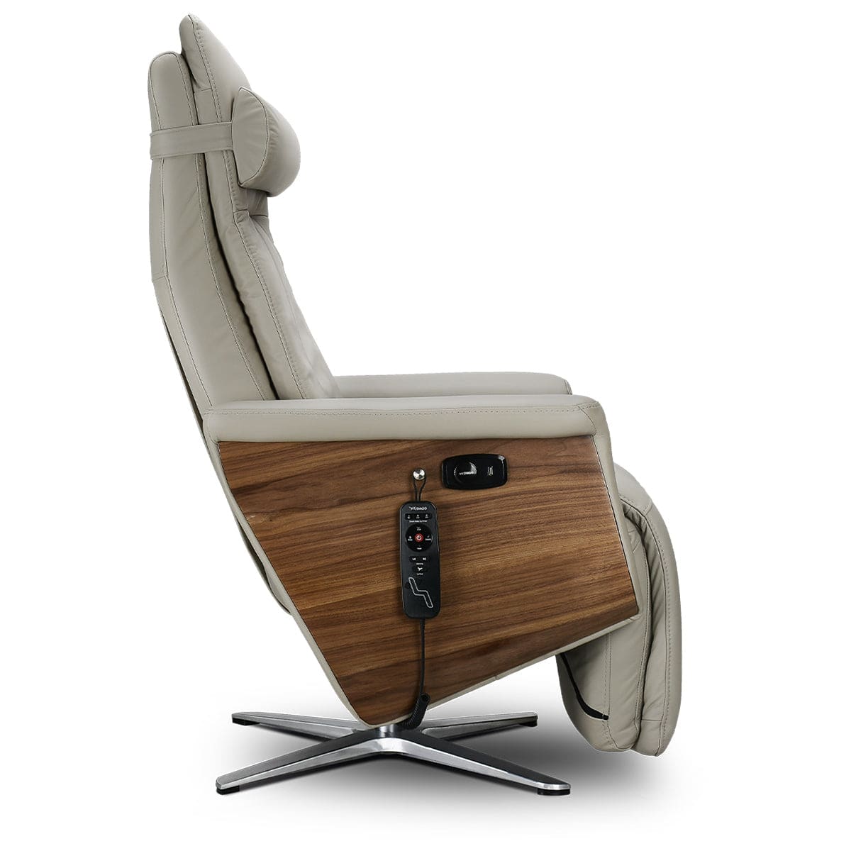 Svago Swivel Zero Gravity Recliner Chair - Adjustable Floor Model for Living Room, Bedroom & Home Theater Relaxation