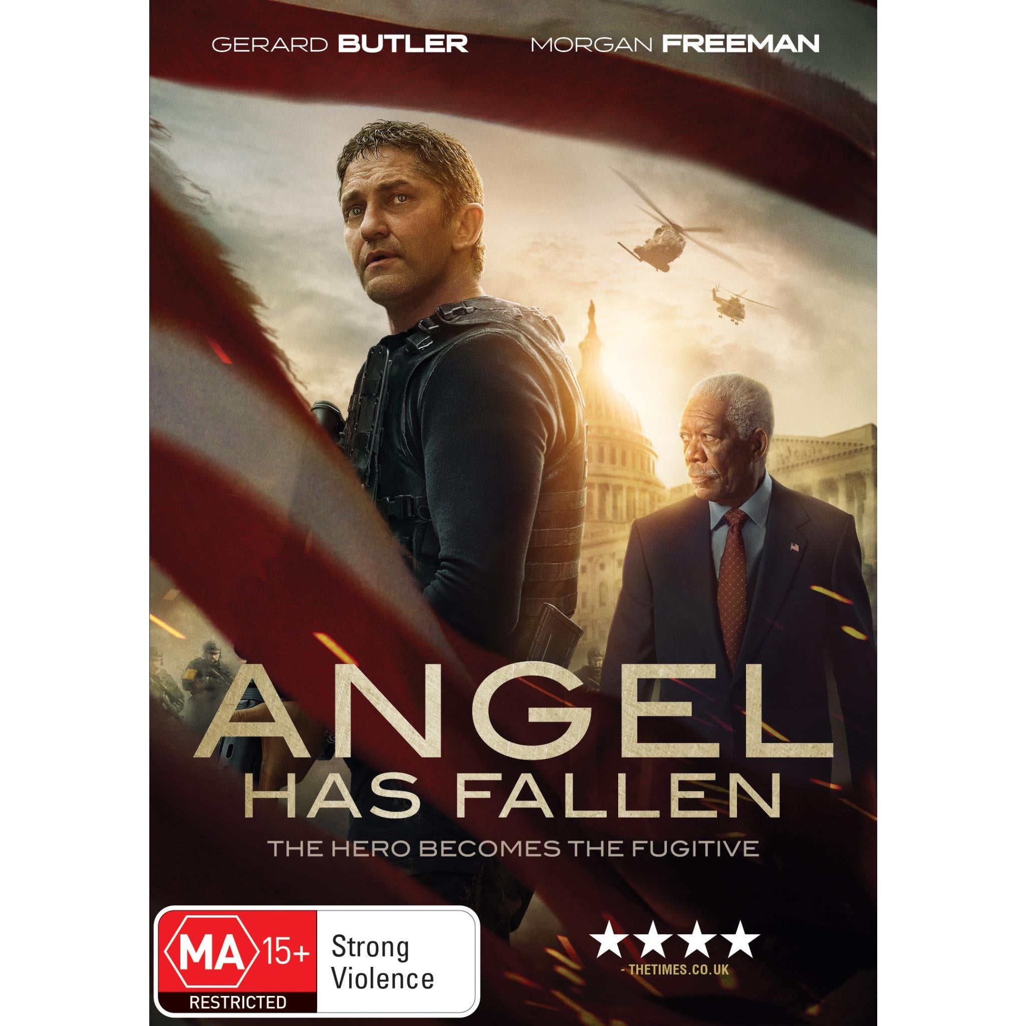 Angel Has Fallen - Action Thriller Movie DVD | Political Conspiracy & Suspense Film | Perfect for Movie Nights & Action Fans