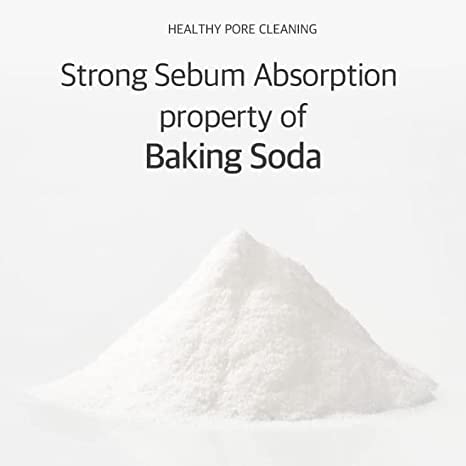 MIYUU Baking Soda Deep Foam Pore Cleanser 150ml - Oil Control & Blackhead Removal for Oily & Acne-Prone Skin | Daily Facial Cleanser for Men & Women | Perfect for Morning & Night Skincare Routine