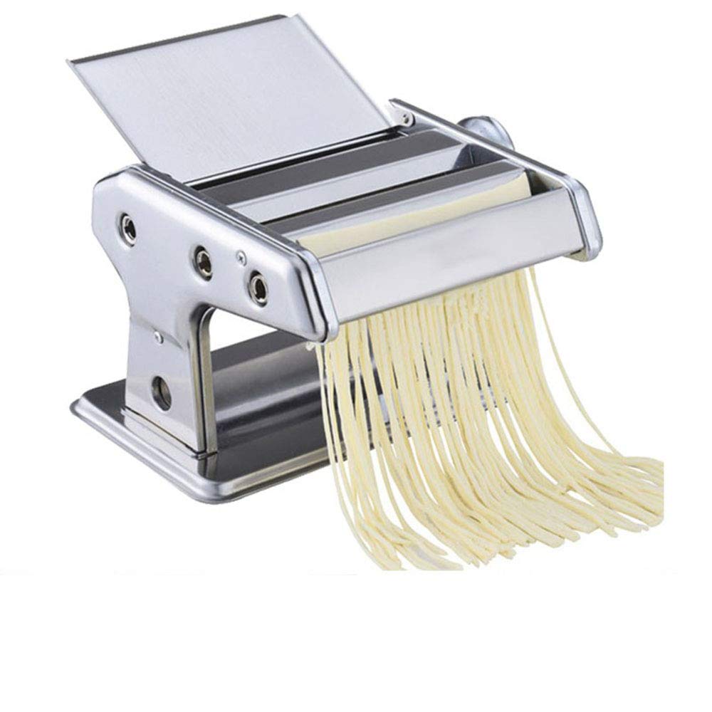 Premium Stainless Steel Manual Pasta Maker - Hand Crank Noodle Machine for Homemade Pasta, Spaghetti & Vegetable Noodles | Perfect for Italian Cuisine, Healthy Eating & Family Cooking