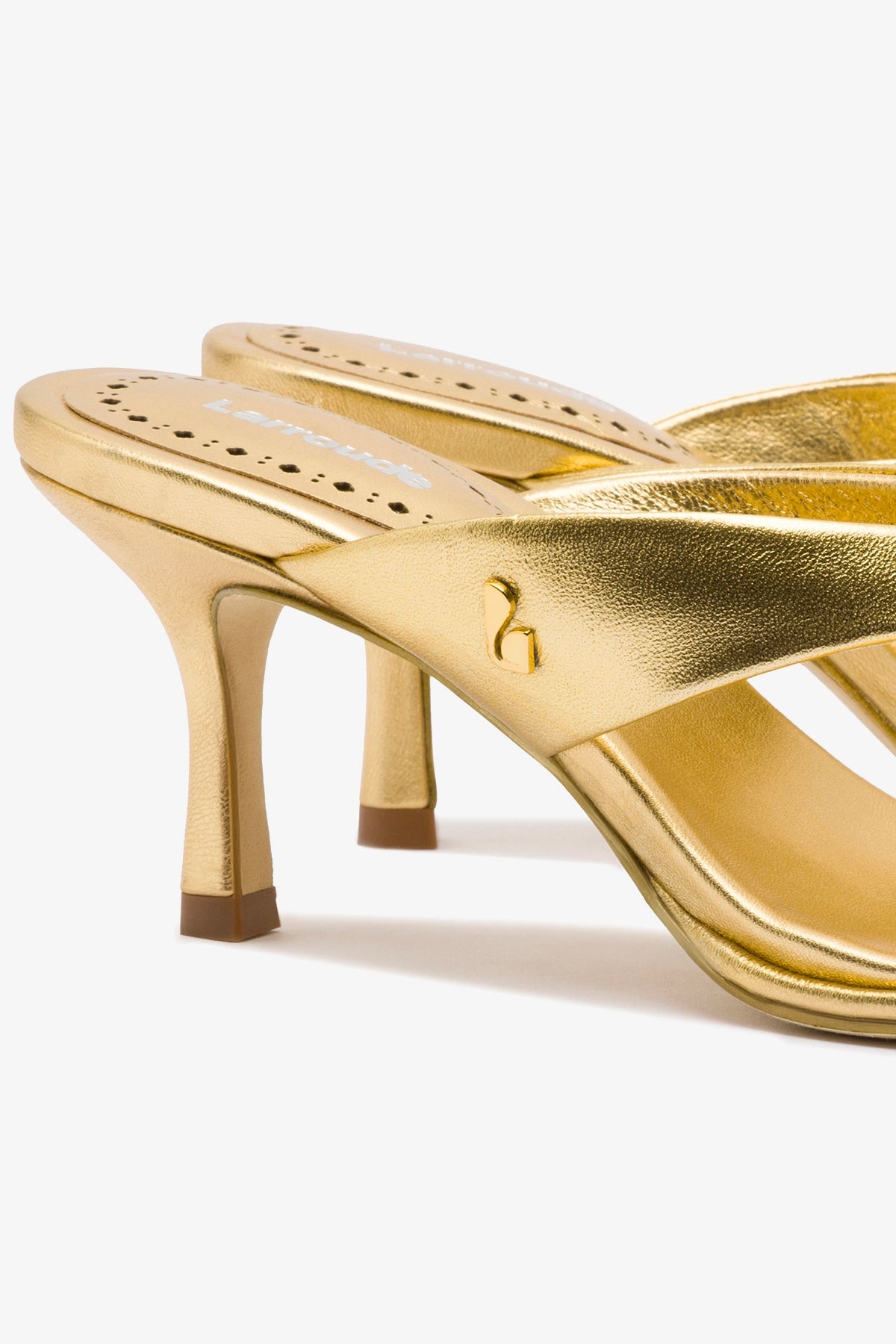 Gaia Sandal in Gold Metallic Leather - Women's Fashion Sandals for Summer | Perfect for Beach, Vacation & Casual Outfits