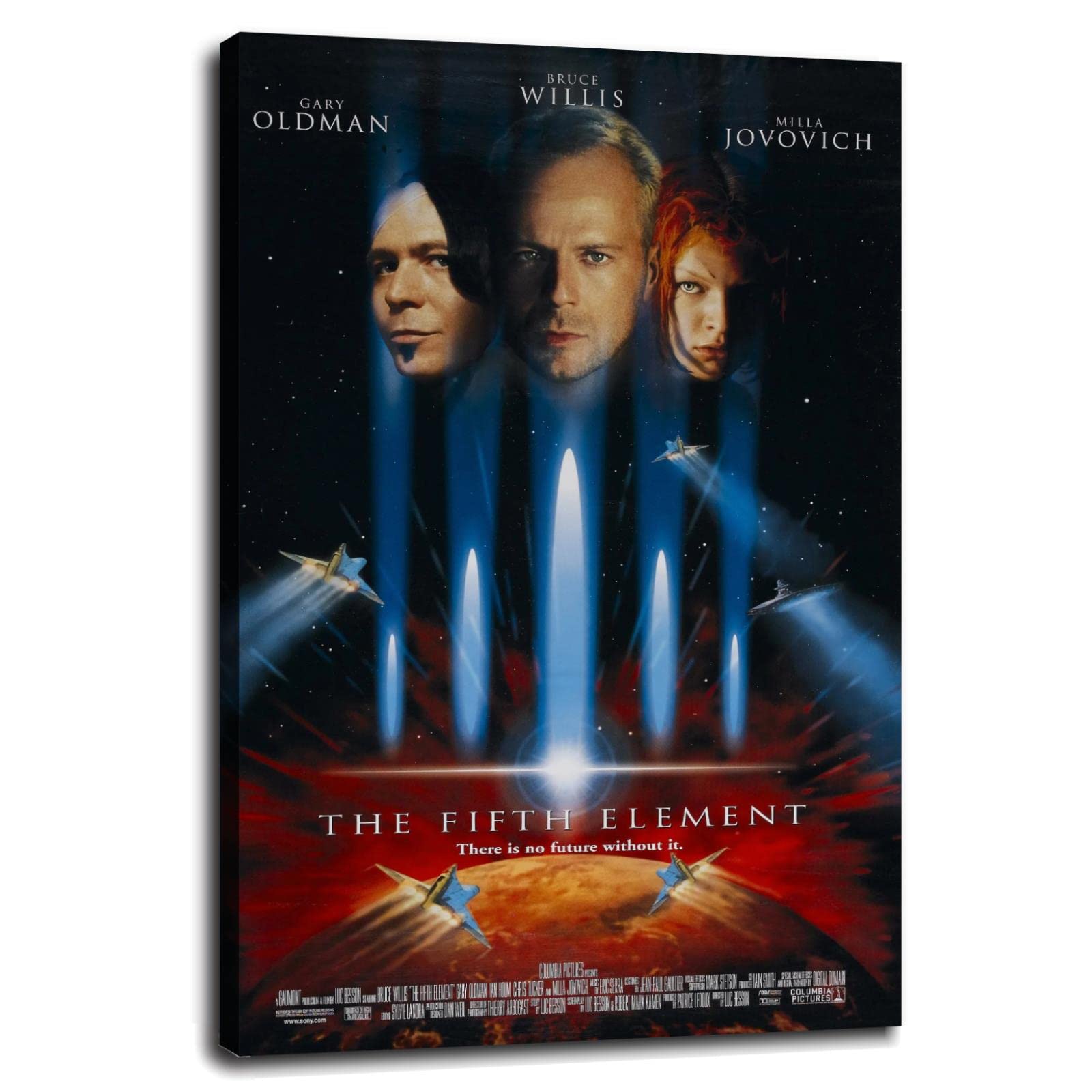 Vintage Bruce Willis Movie Poster Canvas Print - 36