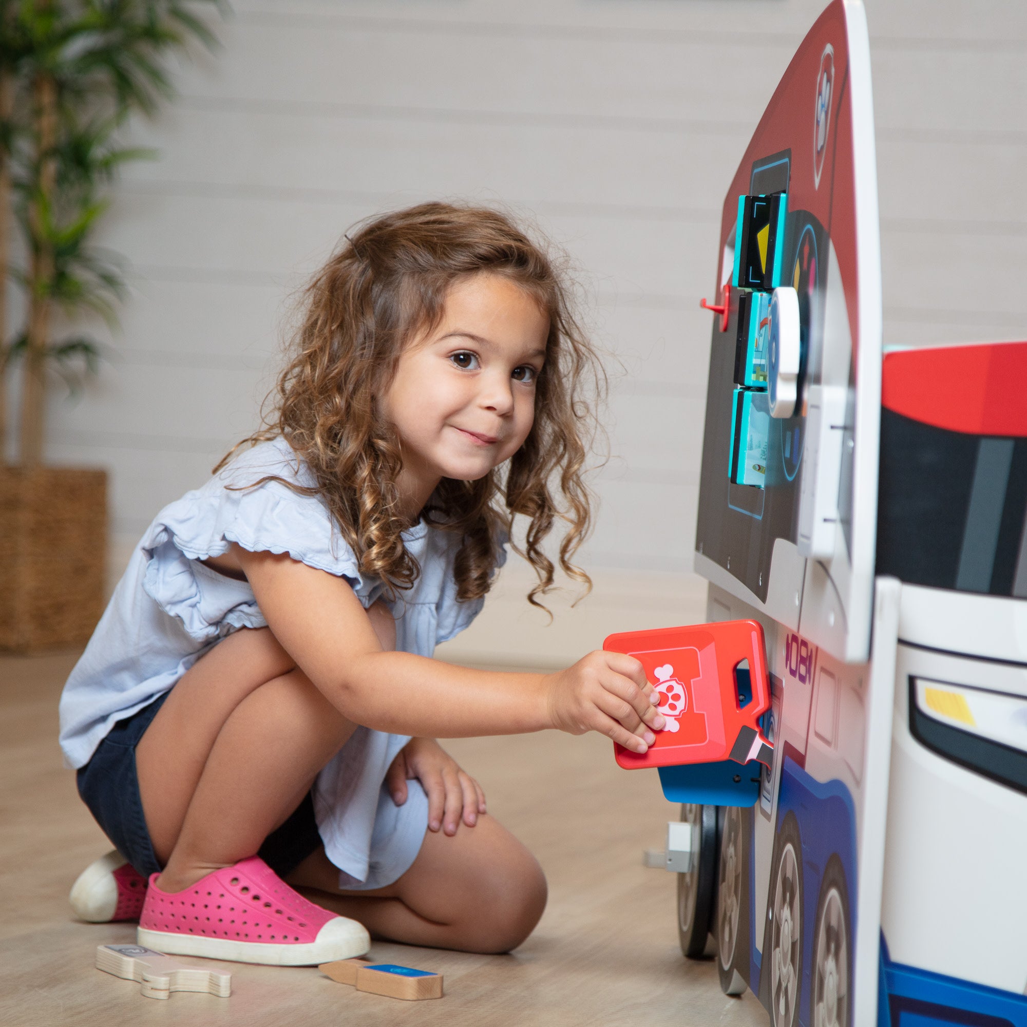 PAW Patrol Wooden PAW Patroller Activity Center Toy for Kids - Interactive Play Set with Lights & Sounds - Perfect for Pretend Play & Early Learning
