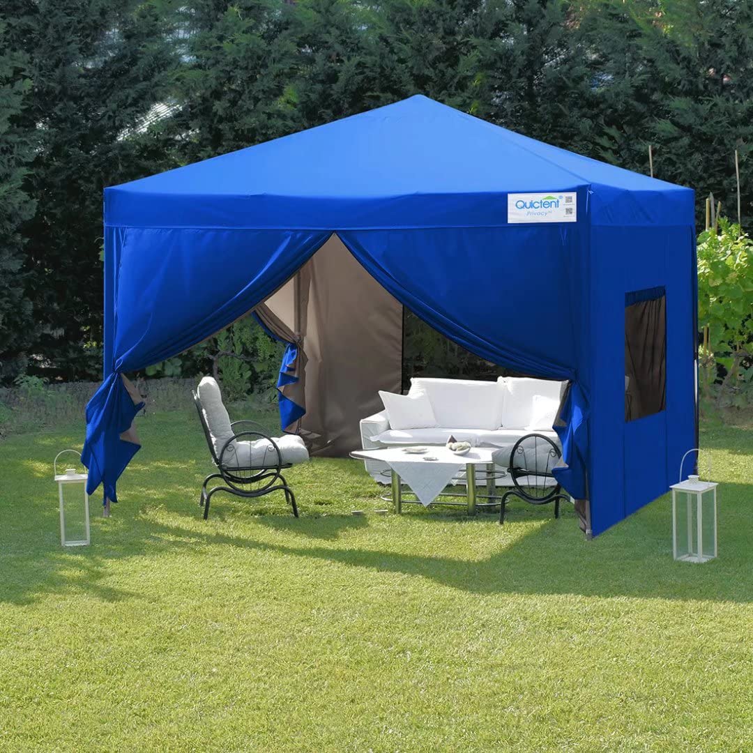 Quictent Pop Up Canopy Tent - Waterproof Instant Gazebo with Sidewalls, Sandbags & Carry Bag | Perfect for Outdoor Events, Parties, Beach & Camping Shelter | Commercial Grade Easy Setup Canopy