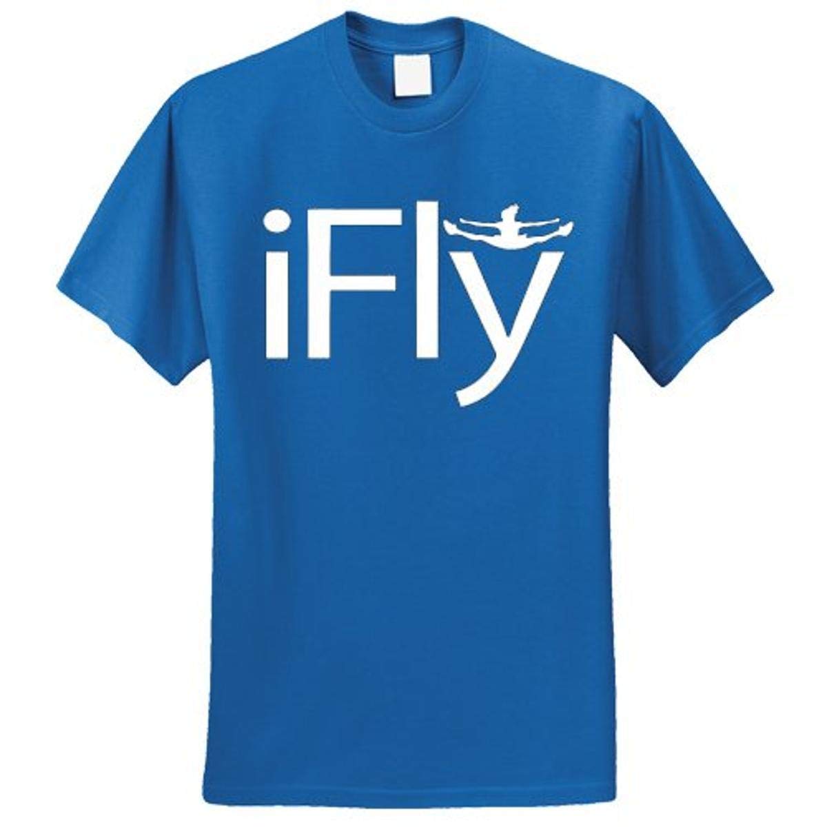 Royal Blue iFly T-Shirt for Men & Women | Premium Cotton Comfort Fit | Perfect for Travel, Sports & Casual Wear