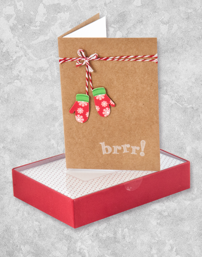 Brrr! 10-Pack Festive Christmas Greeting Cards - Perfect for Holiday Wishes, Family & Friends