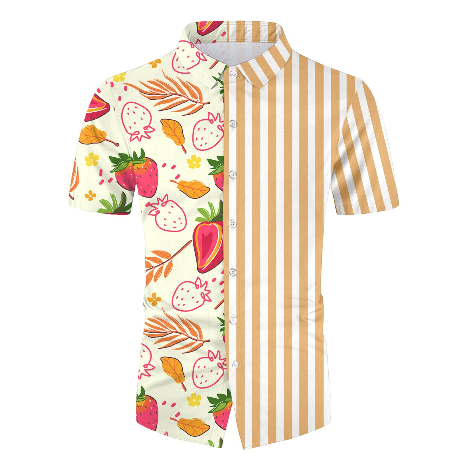 Men's 2-Piece Summer Tracksuit Set - Classic Fit 3D Print Bowling Shirts & Shorts | Retro Workout Outfits for Casual Wear, Gym, and Date Nights