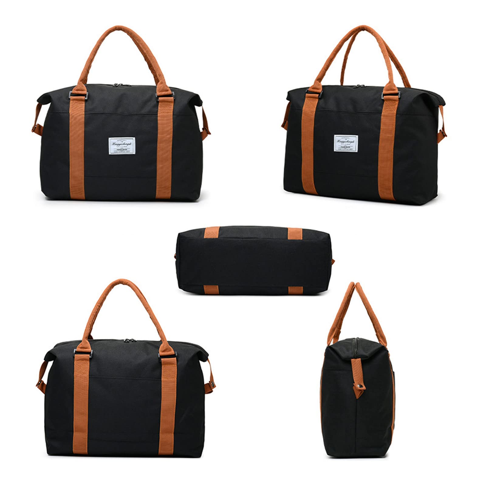 Large Expandable Travel Tote Bag - Lightweight Duffle Gym Bag for Men & Women - Perfect for Sports, Weekend Getaways & Overnight Trips - Spacious Carry-On for Workouts, Travel & Daily Use