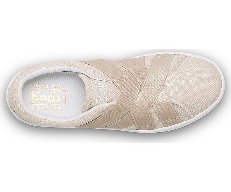 Keds Rose Gold Ace Sneakers for Women - Comfortable Casual Shoes for Walking, Running & Everyday Wear | Perfect for Work, Travel & Outfits