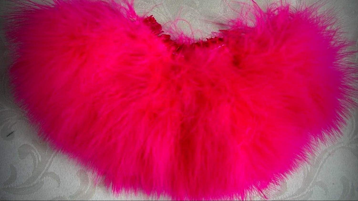 50Pcs Hot Pink Marabou Turkey Feathers for DIY Crafts - Costumes, Hats, Hair Accessories, Wedding & Party Decorations | Perfect for Costume Design, Mask Making, Home Decor & Gift Wrapping