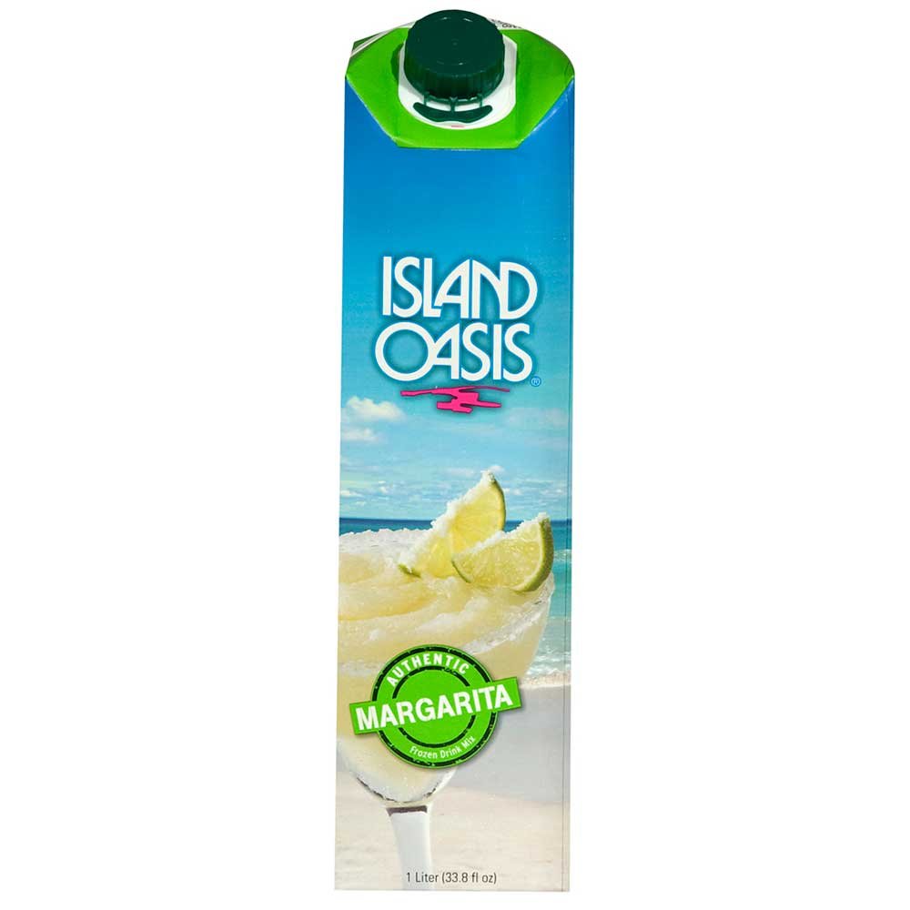 Island Oasis Frozen Margherita Drink Mix - Aseptic, 1 Liter (12/Case) | Perfect for Bars, Restaurants & Summer Parties