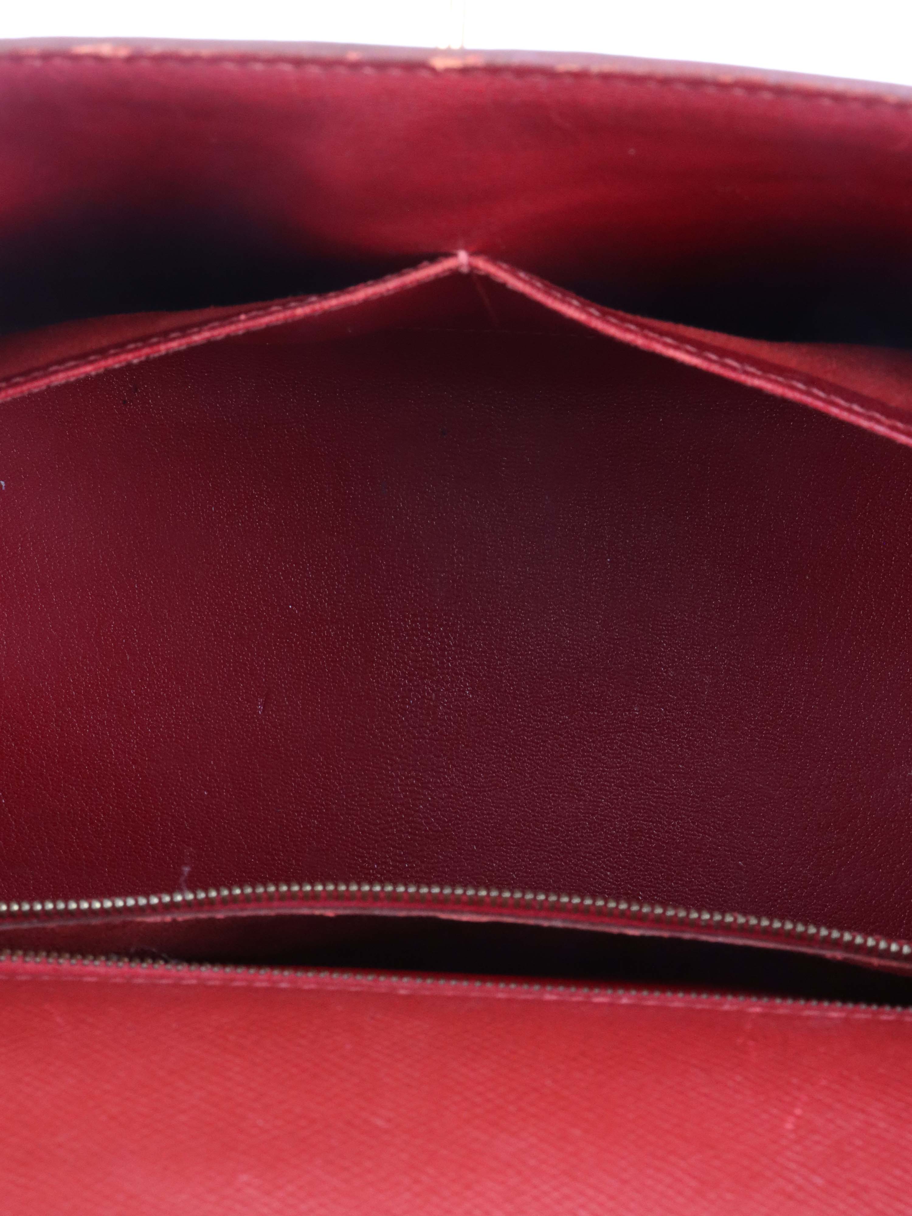 Authentic Hermes Kelly 32 Bag Rouge H Red Gold Hardware 1994 Vintage - Luxury Handbag for Women, Perfect for Parties & Special Occasions