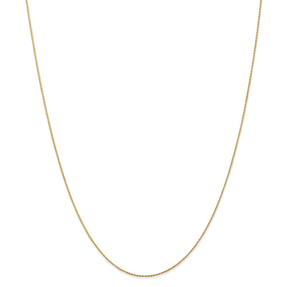 14K Gold Wheat Chain Bracelet for Women - Sparkle Cut Round Link, White Gold & Yellow Gold Options, 6-9 Inch Lengths & 1-1.9mm Widths - Perfect for Everyday Wear, Gift Giving & Special Occasions