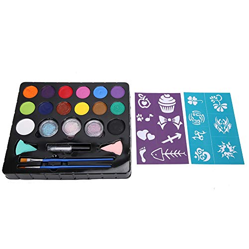 Non-Toxic Face & Body Paint - Safe Halloween Makeup for Kids & Adults | Waterproof, Crack-Resistant Pigment for Costume Parties, Role Playing, Birthday Events & Corporate Functions