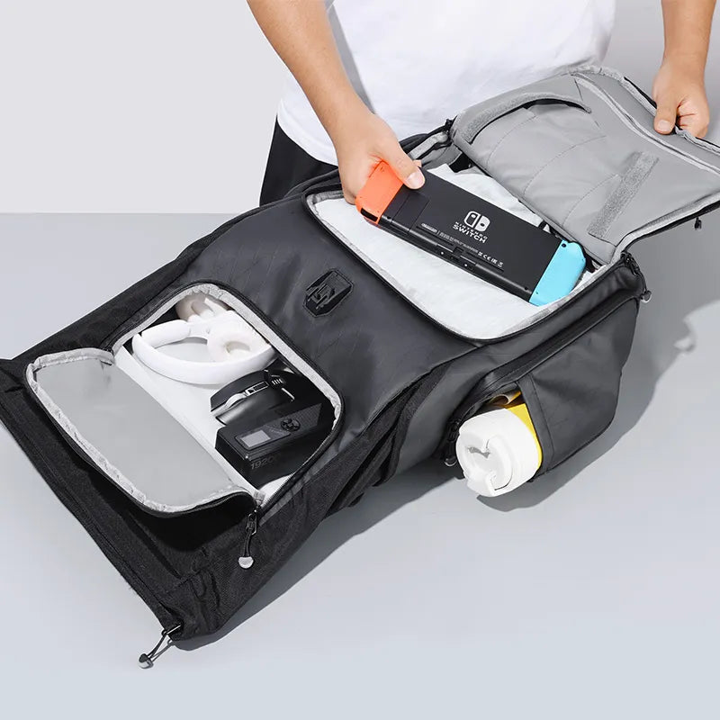 Ulanzi BT01 Professional Business Travel Backpack - Lightweight Laptop Backpack with USB Charging Port, Water Resistant & Anti-Theft Design - Perfect for Business Trips, Commuting & Air Travel