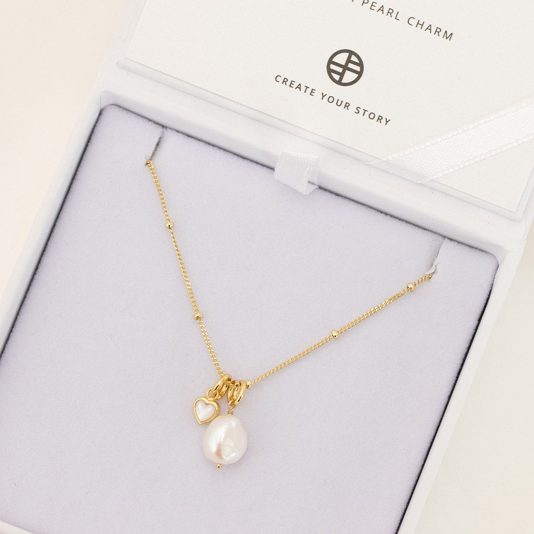 Love Charm Necklace for Women - Romantic Heart Pendant Jewelry Gift for Her | Perfect for Valentine's Day, Anniversary & Date Night