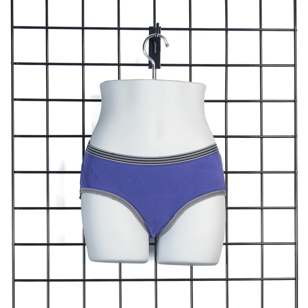 Women's White Hanging Hip Form Dress Display Mannequin - Perfect for Boutique, Window Display & Fashion Photography