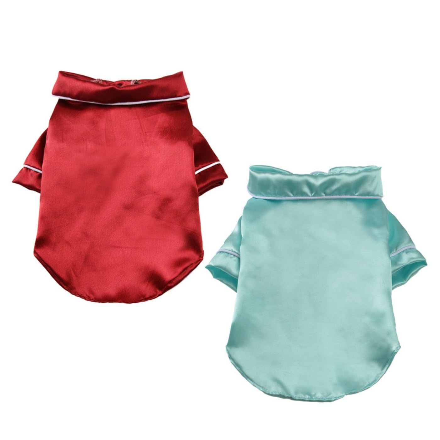 Soft & Breathable Dog Pajamas for Small Dogs - Cozy Silk Puppy Pajama Set with Red Christmas Design | Perfect for Pet Sleepwear, Holiday Gifts & Indoor Comfort