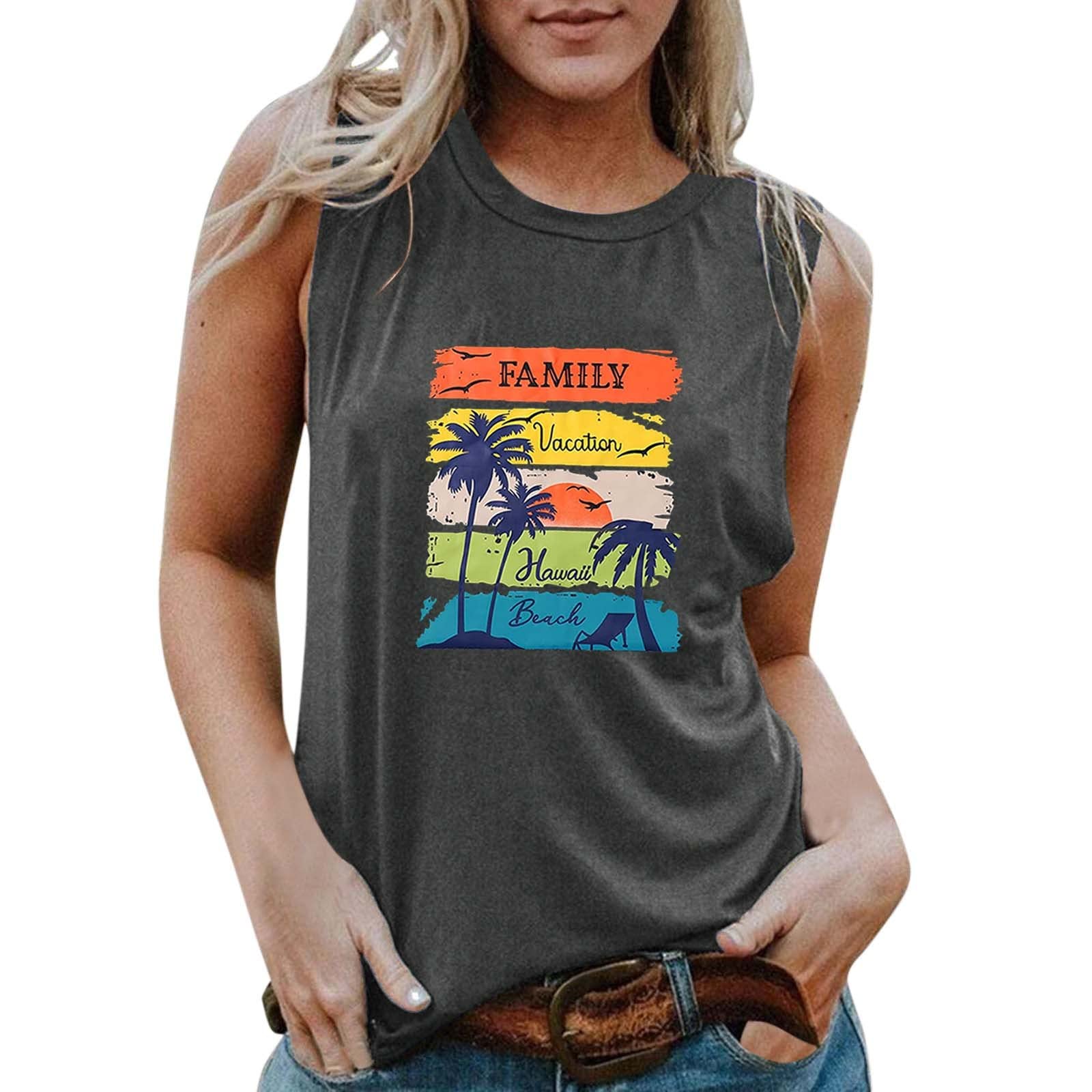 Stylish Women's Cool Design Vest for Beach & Workout