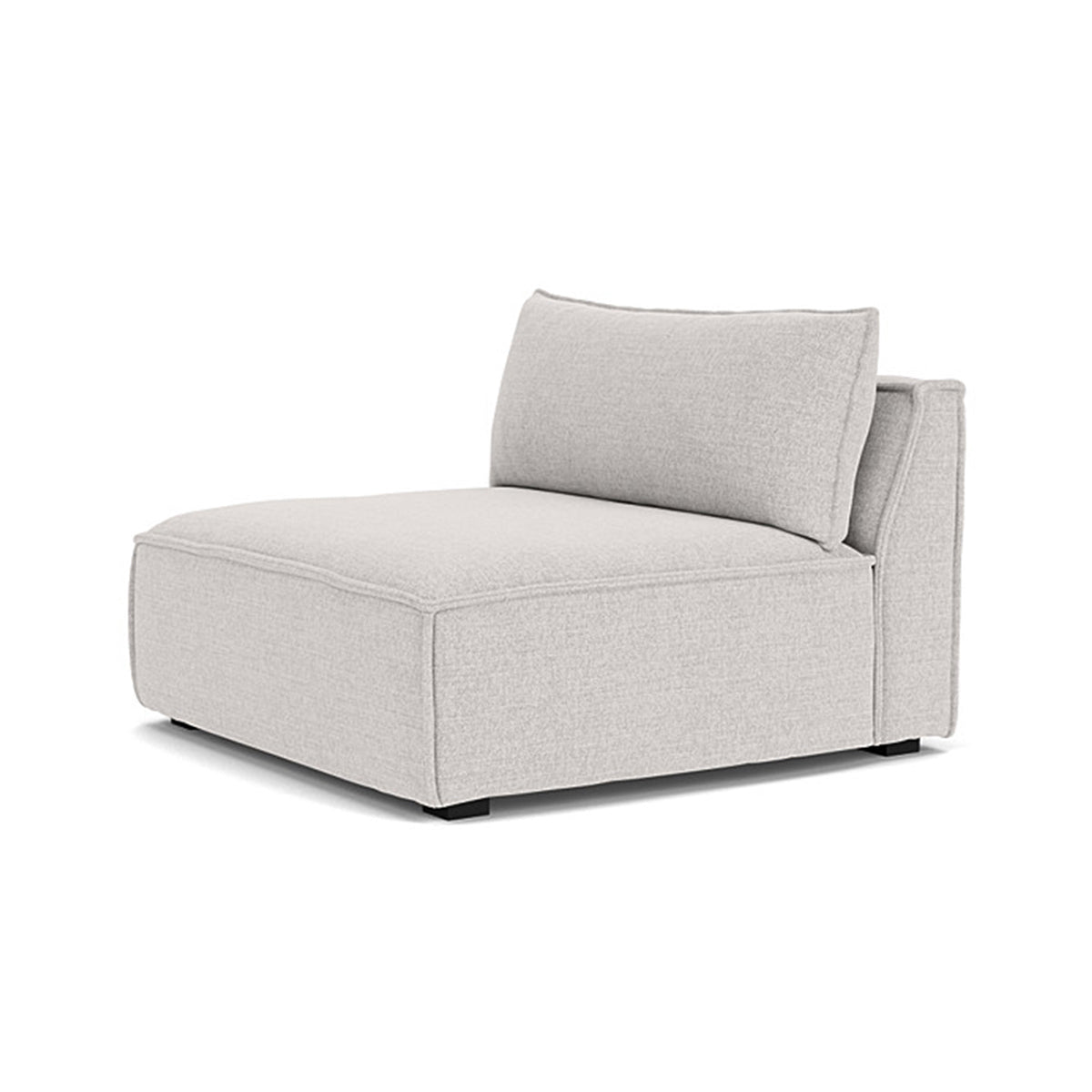 Daphne Fabric Modular 1-Seater Sofa (Armless) - Compact & Stylish for Small Spaces, Apartments, and Living Rooms