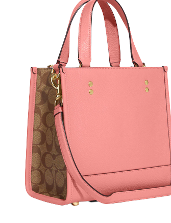 Coach Dempsey Tote 22 Crossbody Bag with Adorable Creature Patches - Stylish Leather Handbag for Women, Perfect for Work, Travel and Everyday Use
