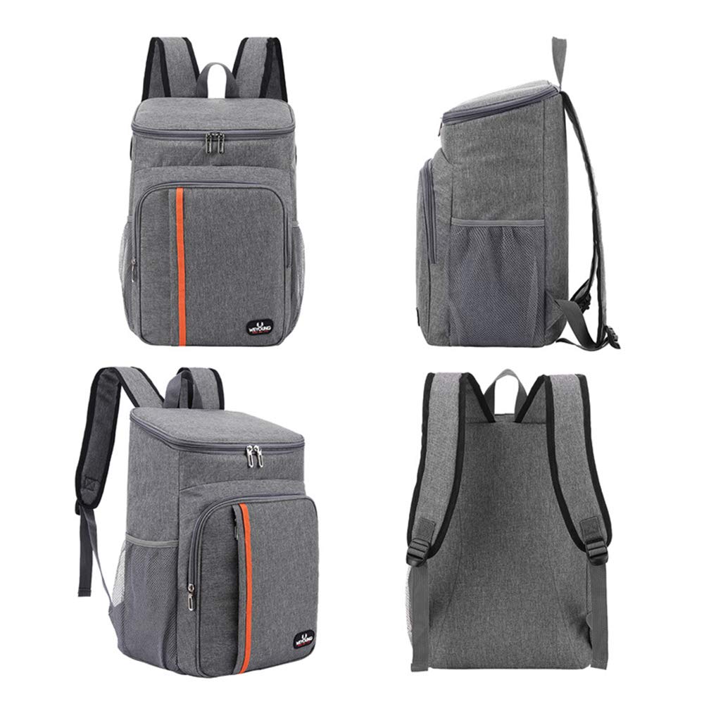 **18L Insulated Cooler Backpack - Leakproof Lightweight Soft Cooler Bag for Men & Women - Perfect for Work, Outdoor Travel, Beach, Picnics, Camping, Hiking & BBQ Parties (Navy Blue)**