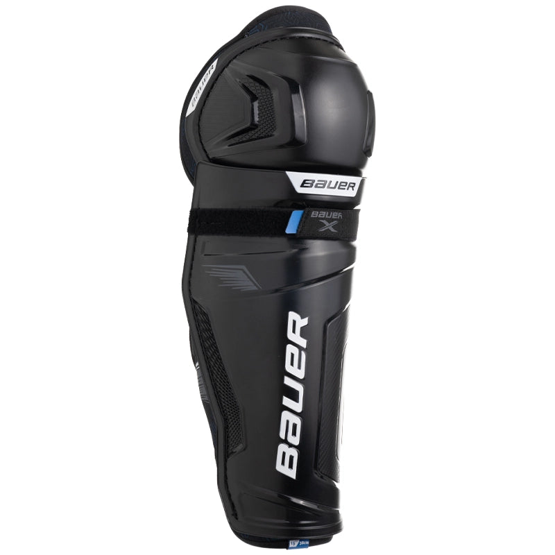 Bauer X Intermediate Shin Guards - Hockey Leg Protection for Youth & Adults - Perfect for Ice Hockey, Street Hockey & Training Sessions