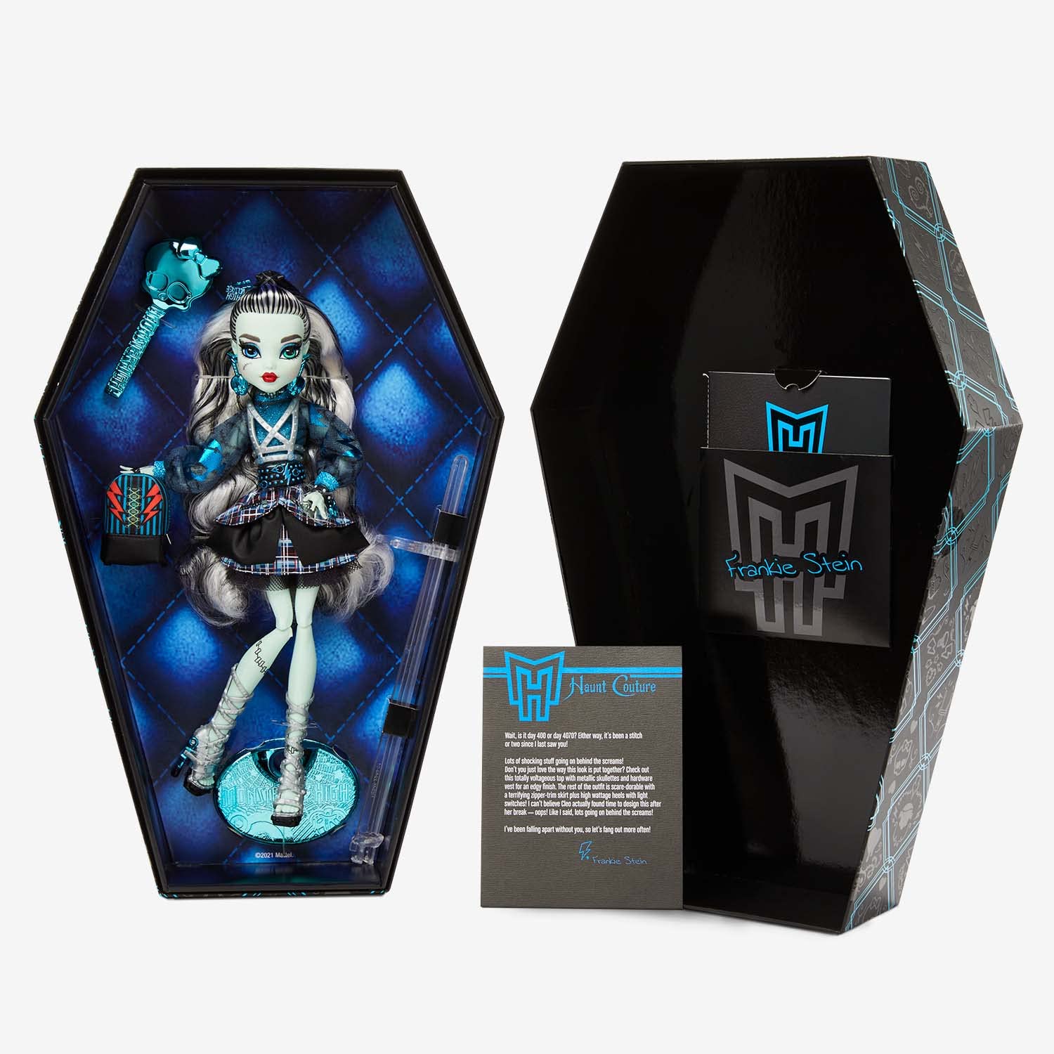 Monster High Haunt Couture Frankie Stein Doll - Collectible Fashion Doll with Unique Style, Perfect for Halloween Decor & Gift for Monster High Fans