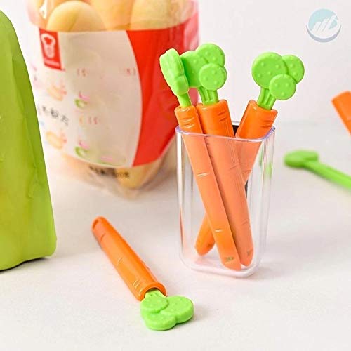 Arinda 5/10/20Pcs Carrot-Shaped Food Bag Sealing Clips - Fresh-Keeping Kitchen Clamps for Snacks, Chips & Produce Storage - Perfect for Pantry Organization & Food Preservation