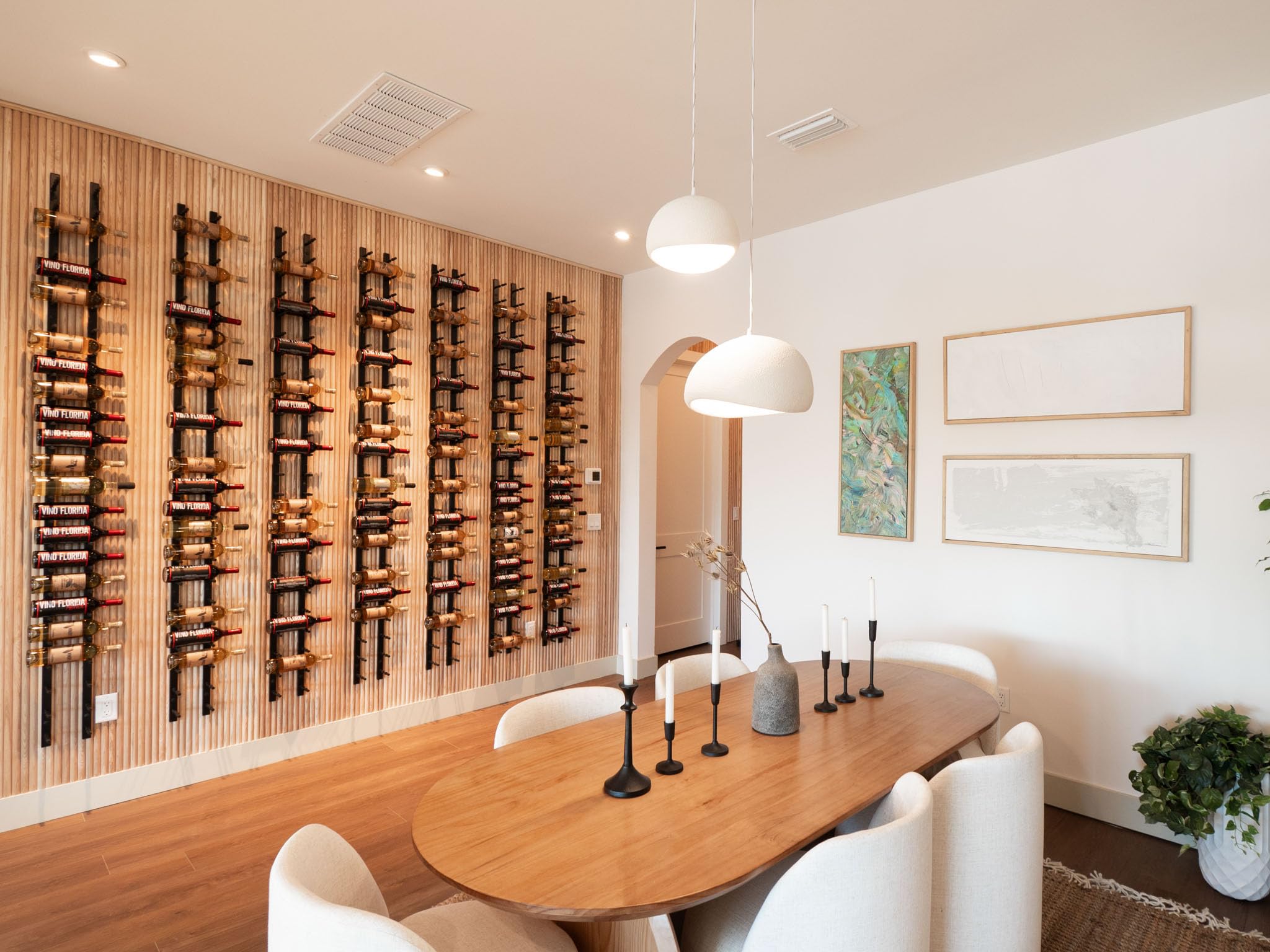 Ultra Wine Racks Wall Mounted - 4ft x 3in Matte Black Wine Storage (Holds 36 Bottles) - Perfect for Kitchen, Dining Room & Home Bar Organization