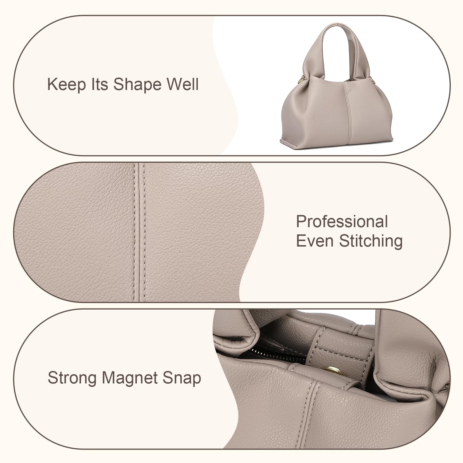 Stylish Designer Shoulder Handbags for Women - Fashionable Crossbody & Tote Bags for Work, Travel & Everyday Use