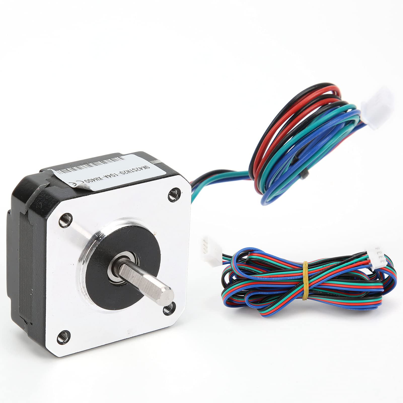 42-20 20mm Stepper Motor - High Torque 2 Phase Aluminum Alloy Low Noise NEMA 17 Stepper Motor for 3D Printer Extruder (V2.4 Compatible) | Perfect for DIY 3D Printing, CNC Machines & Robotics Projects