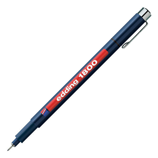 edding 1800 Profipen Fine Line Drawing Pen - Professional Artist Sketching, Drafting & Technical Drawing Tool for Architects, Designers & Illustrators