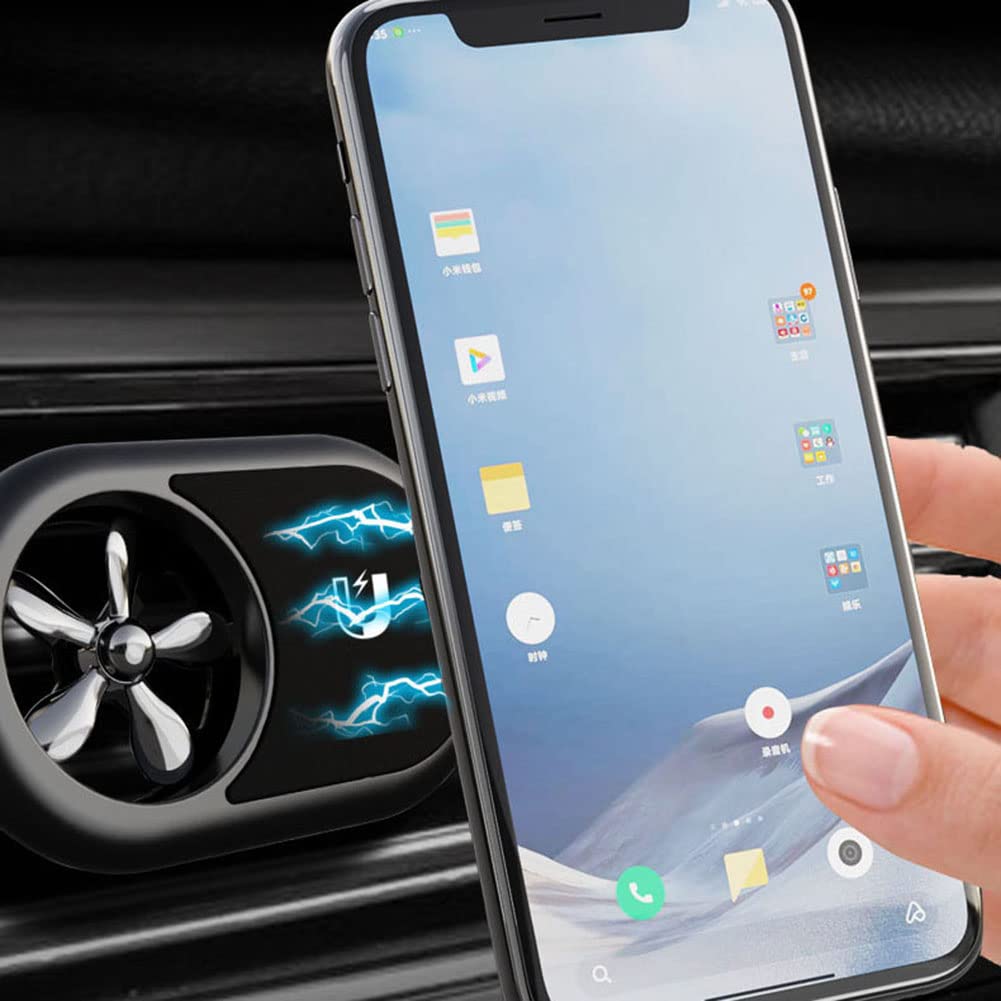 Premium Magnetic Car Phone Holder with 360° Rotation & Aromatherapy - Hands-Free Car Mount for iPhone & Android - Perfect for Commuting, Road Trips & Daily Driving