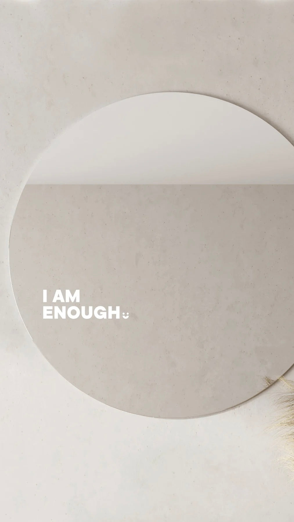 I Am Enough Affirmation Sticker - Motivational Self-Love Decals for Journals, Laptops & Water Bottles - Positive Daily Reminders