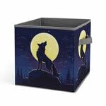 Cartoon Wolf Anime Moon