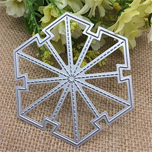 Metal Dies for Crafting - Geometric Wind Chime Cutting Dies, Scrapbooking Stencils, Photo Album & Card Making, Paper Embossing DIY Tools - Perfect for Handmade Greeting Cards, Home Decor, and Gift Making