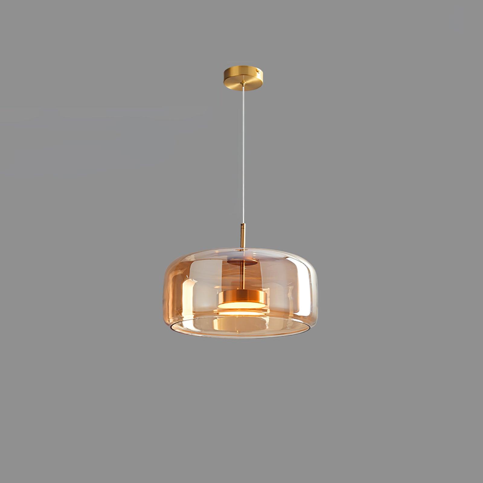 Modern Metro Sphere Glass Pendant Light - Elegant Hanging Fixture for Dining Room, Living Room & Bedroom Lighting Decor