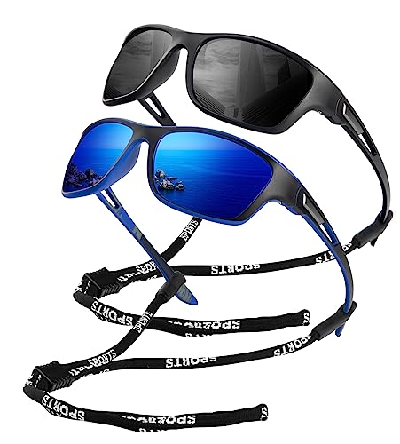 (2 Pack) Black/Dark Blue