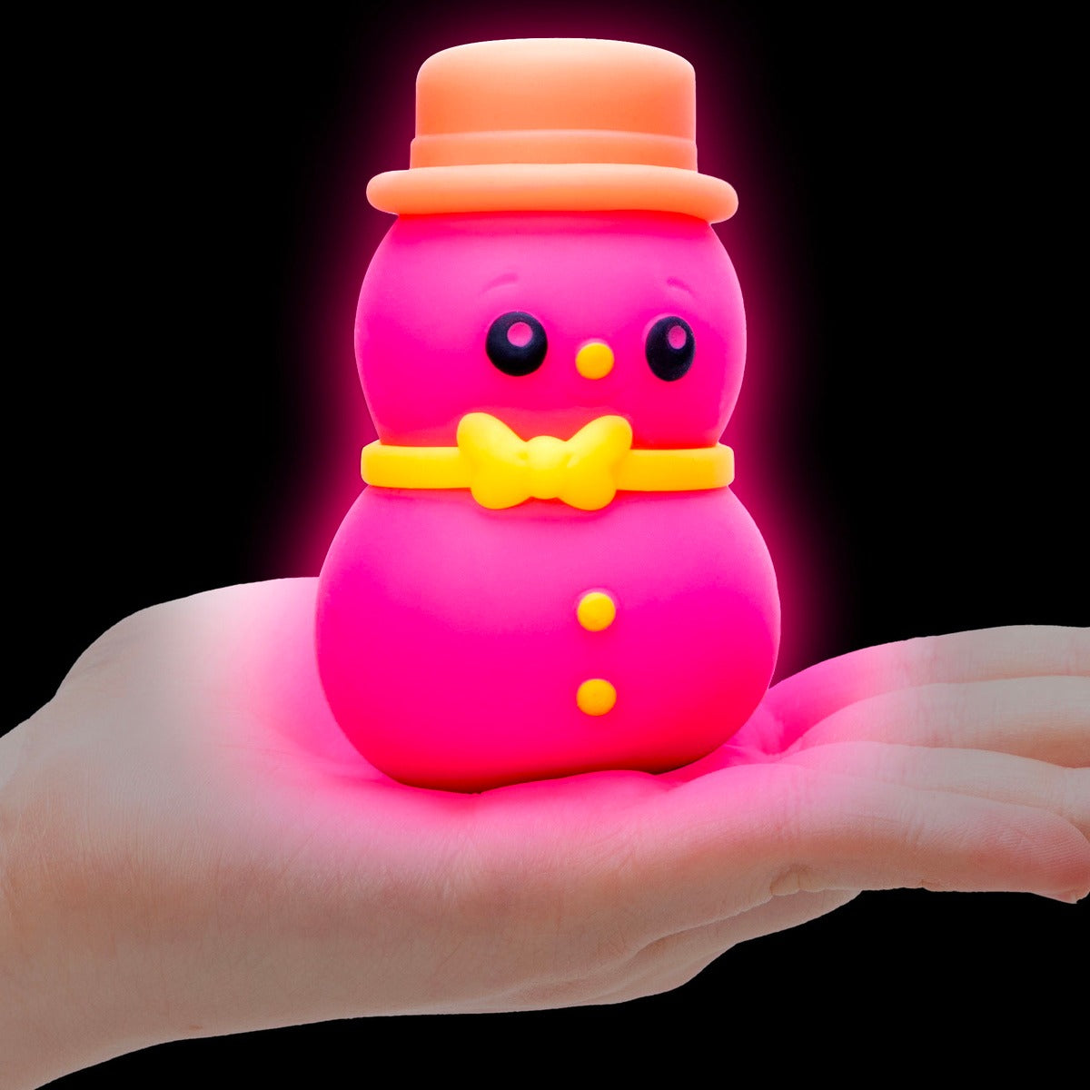 NeeDoh Groovy The Glowman - Glow in The Dark Stress Relief Ball for Kids & Adults - Perfect for Anxiety Relief, Office Desk Toys & Sensory Play