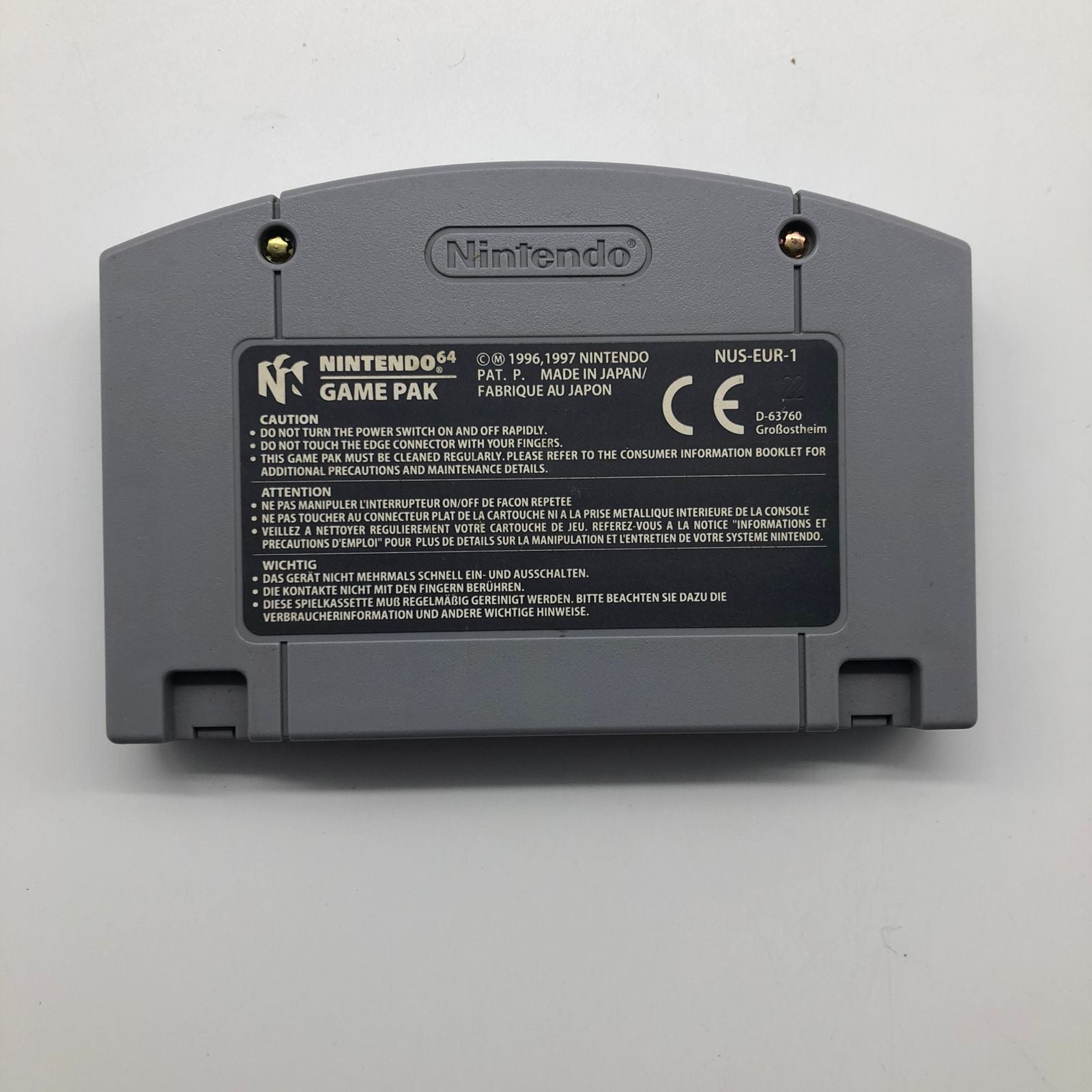 Original Banjo-Kazooie Nintendo 64 (N64) Game Cartridge - PAL Version - Classic Platform Adventure Game for Retro Gaming Enthusiasts - Perfect for Collectors and Nostalgic N64 Players