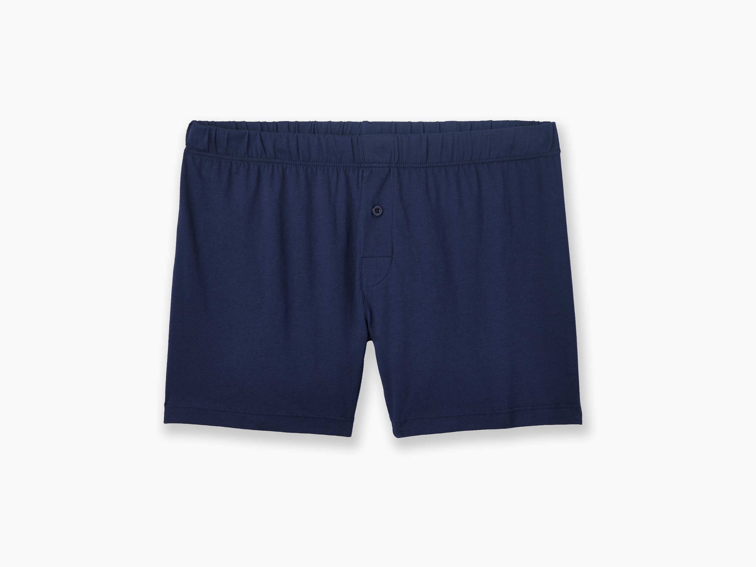 Premium Slim Fit Boxer Briefs for Men - Soft Breathable Cotton Underwear, Navy Blue - Perfect for Workout, Travel & Everyday Comfort