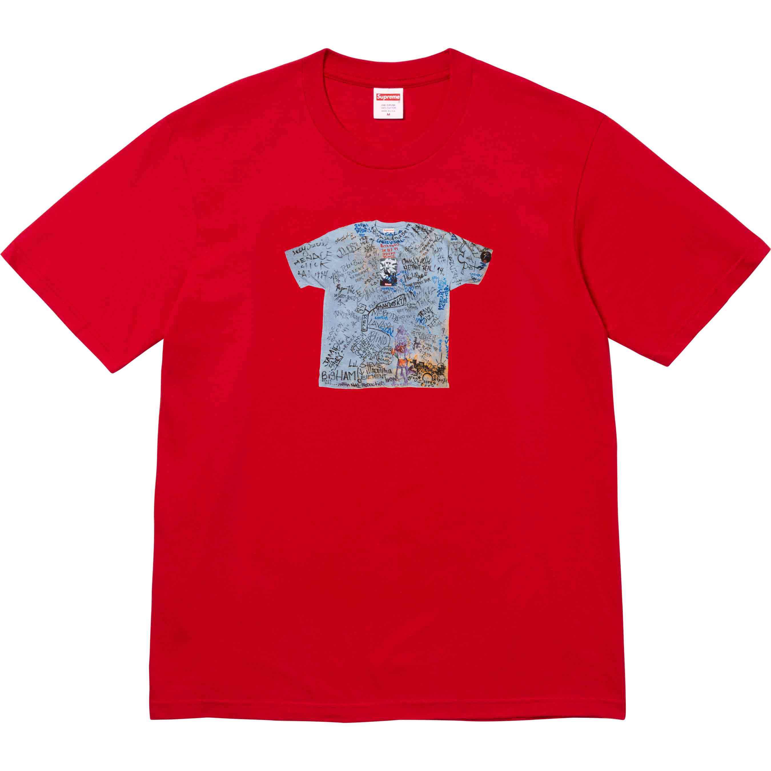 Supreme First Tee Red - Classic Streetwear T-Shirt for Men & Women | Casual Wear, Urban Fashion, Street Style Outfits