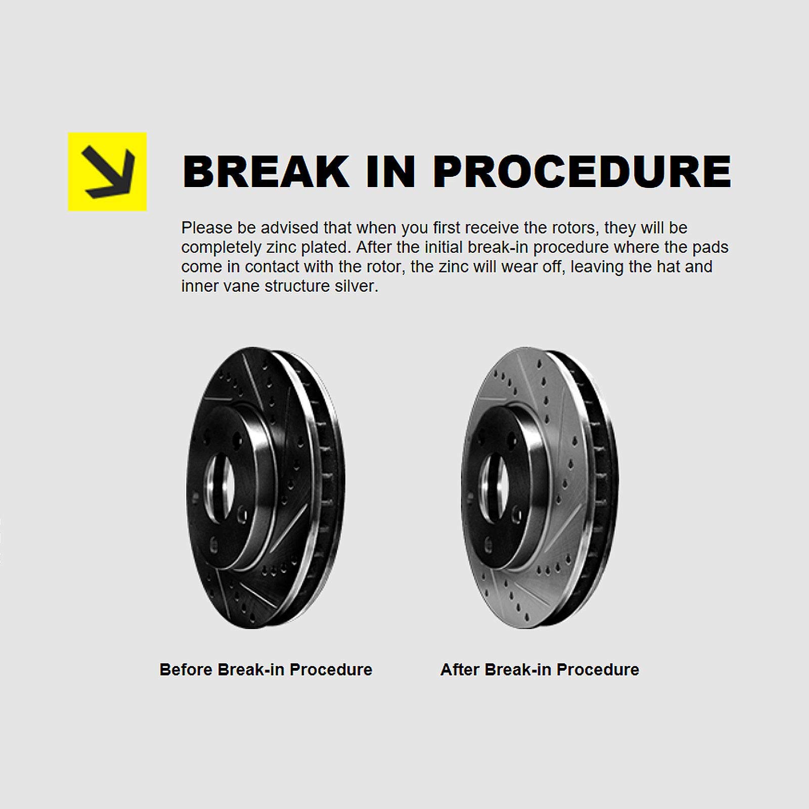 Hart Ceramic Brake Pads and Rotors Kit - Front & Rear Set for 2004-2007 Toyota Highlander | Premium Braking Performance for City Driving, Highway Commuting & Towing